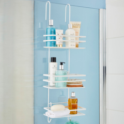 House of Home White 3-Tier Shower Caddy - Size: 79 x 16 x 12cm - Wilko - thumbnail 3