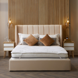 Snuggledown King Size Luxurious Hotel Mattress Topper - White - Wilko - thumbnail 3