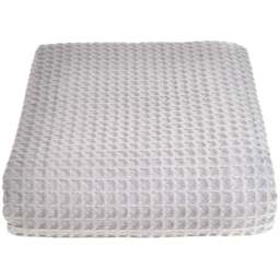 Allure Home Fashions Hotel Dove Grey Waffle Throw Blanket 175 x 225cm - Wilko - thumbnail 1