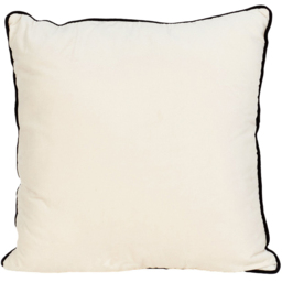 Divante Henley Velvet Cushion - Natural - Wilko