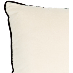 Divante Henley Velvet Cushion - Natural - Wilko - thumbnail 4