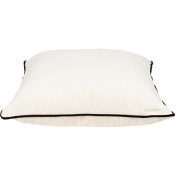 Divante Henley Velvet Cushion - Natural - Wilko - thumbnail 3