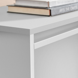 Furniturebox Sval 2 Door Single Drawer Off White Small Wooden Sideboard - Size: 40 x 80 x 40cm - Wilko - thumbnail 5