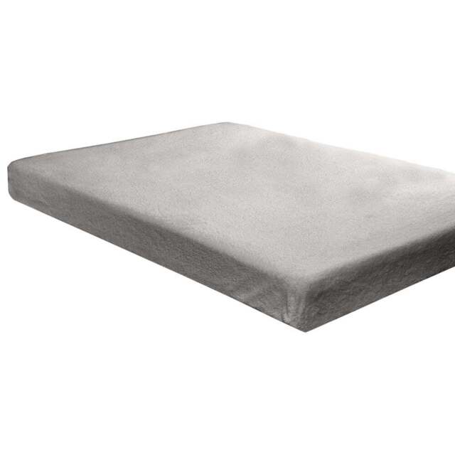 Rapport Home Teddy Double Silver Fitted Bed Sheet - Wilko - image 1