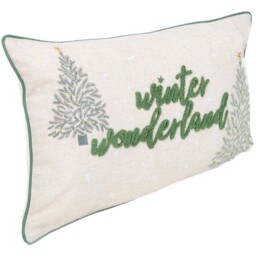 Winter Wonderland Cushion - Natural - Wilko - thumbnail 3