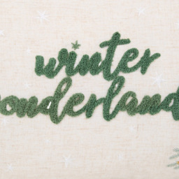 Winter Wonderland Cushion - Natural - Wilko - thumbnail 5
