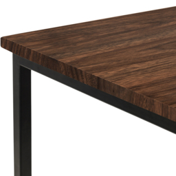 Julian Bowen Tribeca 2 Shelves Walnut Desk - Size: 45 x 104 x 72cm - Black - Wilko - thumbnail 6