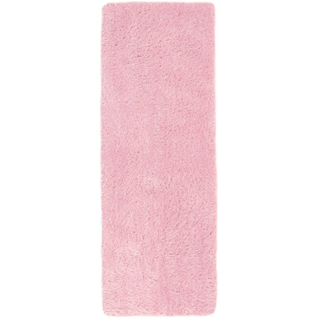 Homemaker Pink Snug Plain Shaggy Rug 80 x 150cm - Wilko - image 1
