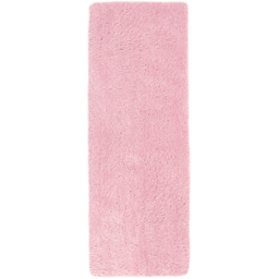Homemaker Pink Snug Plain Shaggy Rug 80 x 150cm - Wilko
