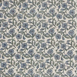Paoletti Delphine Delph Blue Printed Cotton Throw - Size: 170 x 130cm - Wilko - thumbnail 4