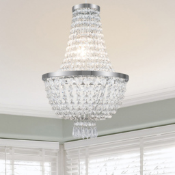 Cosylyte Adelle Clear 2-Tier Easyfit Classic Beaded Lamp Shade - Size: 15 x 33 x 33cm - n/a - Wilko - thumbnail 3