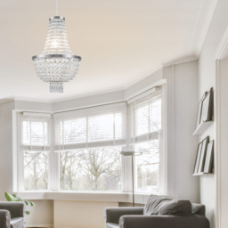 Cosylyte Adelle Clear 2-Tier Easyfit Classic Beaded Lamp Shade - Size: 15 x 33 x 33cm - n/a - Wilko - thumbnail 7