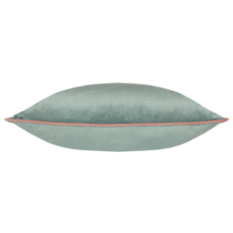 Paoletti Meridian Mineral Blush Velvet Cushion - Size: 55 x 55 cm - Multi - Wilko - thumbnail 3