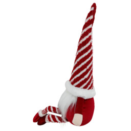 Candy Cane Sitting Gonk Red and White - Candy Cane Lane - Wilko - thumbnail 3
