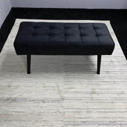 Portland 6 Seater Dark Grey Arrow Design Dining Table Set with Velvet Chairs and Bench - Multi - Wilko - thumbnail 6