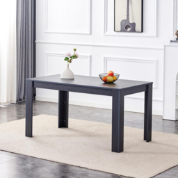 Portland 6 Seater Dark Grey Arrow Design Dining Table Set with Velvet Chairs and Bench - Multi - Wilko - thumbnail 3