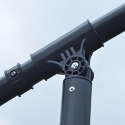 Outsunny Coffee Solar LED Crank Handle Cantilever Banana Parasol 3m - Brown - Wilko - thumbnail 4