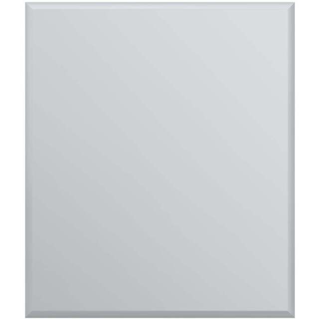 Single Bevelled Venetian Mirror 68 x 58cm - Black - MirrorOutlet - Wilko - image 1