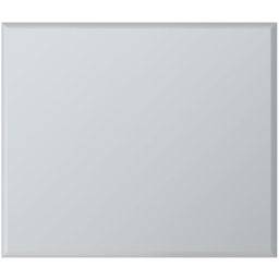 Single Bevelled Venetian Mirror 68 x 58cm - Black - MirrorOutlet - Wilko - thumbnail 5