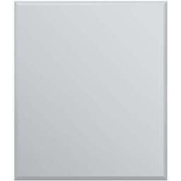 Single Bevelled Venetian Mirror 68 x 58cm - Black - MirrorOutlet - Wilko - thumbnail 1