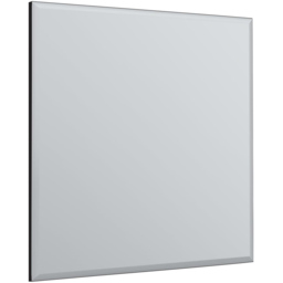 Single Bevelled Venetian Mirror 68 x 58cm - Black - MirrorOutlet - Wilko - thumbnail 4