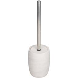 Treviso White Toilet Brush Holder - Size: 11 x 11 x 13cm - Wilko
