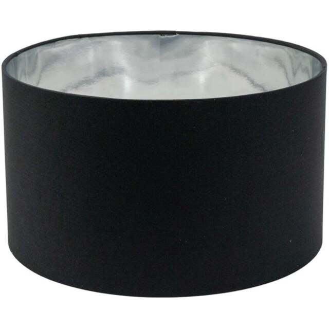 ValueLights Reni Black and Chrome Inner Medium Pendant Shade - Size: 20 x 35 x 35cm - Wilko - image 1