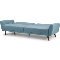 Julian Bowen Monza 2 Seater Blue Sofa Bed - Wilko - thumbnail 7