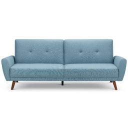 Julian Bowen Monza 2 Seater Blue Sofa Bed - Wilko - thumbnail 4