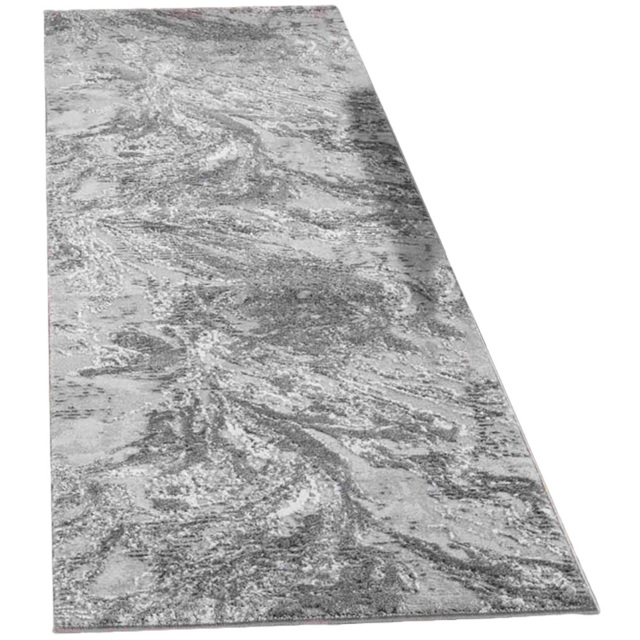 Desire Rugs Serenity Grey Abstract Water Grunge Texture Rug 60 x 220cm - Wilko - image 1