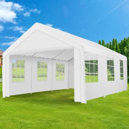 tectake Jasko 6 x 4m White Side Panel Plug In Gazebo - Wilko