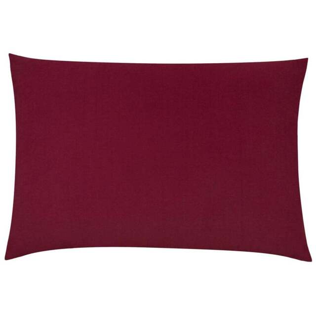 furn. Contra Oxblood Velvet Cushion - Size: 60 x 40cm - Red - Wilko - image 1
