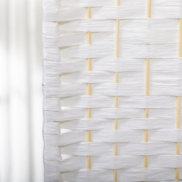 Portland 4 Panel White Folding Room Privacy Screen 170 x 160cm - Wilko - thumbnail 4