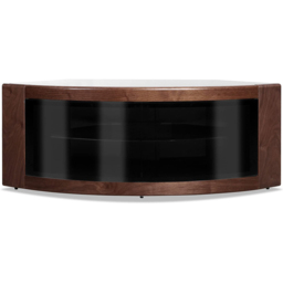 Centurion Supports Pangea 2 Door 2 Shelf Black Walnut TV Cabinet - Size: 45 x 118 x 45cm - Multi - Wilko - thumbnail 3