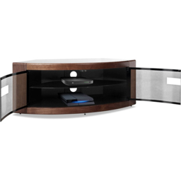 Centurion Supports Pangea 2 Door 2 Shelf Black Walnut TV Cabinet - Size: 45 x 118 x 45cm - Multi - Wilko - thumbnail 7