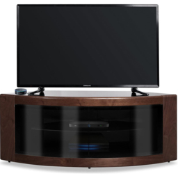 Centurion Supports Pangea 2 Door 2 Shelf Black Walnut TV Cabinet - Size: 45 x 118 x 45cm - Multi - Wilko - thumbnail 5
