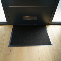 Desire Rugs Charcoal Anti Slip Door Mat 90 x 120cm - Wilko - thumbnail 6
