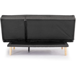 Home Detail Idris 3 Seater Dark Grey Fabric Sofa Bed - Wilko - thumbnail 6