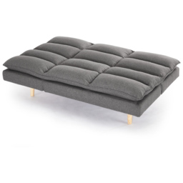 Home Detail Idris 3 Seater Dark Grey Fabric Sofa Bed - Wilko - thumbnail 4