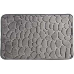 Pebble Bath Mat - Grey - Wilko - thumbnail 1