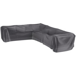 Platinum AeroCover Right Hand L Shaped Outdoor Sofa Cover 70 x 330cm - Size: 70 x 255 x 100cm - Grey - Wilko