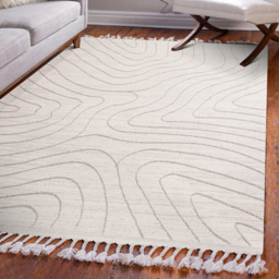 Esselle Home Arctic Contour Natural and Mink Rug 200 x 290cm - Cream - Wilko - thumbnail 3