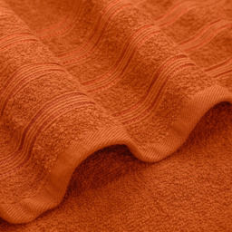 Velosso Hampi Cotton Orange Bath Sheet Set of 2 - Wilko - thumbnail 4