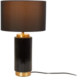 Clara Table Lamp - Black - Wilko - thumbnail 4