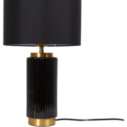 Clara Table Lamp - Black - Wilko - thumbnail 3