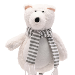 The Seasonal Gift Co. Santa and Friends Blizzard the Polar Bear Christmas Decoration 37cm - Size: 37 x 20 x 9cm - White - Wilko - thumbnail 3