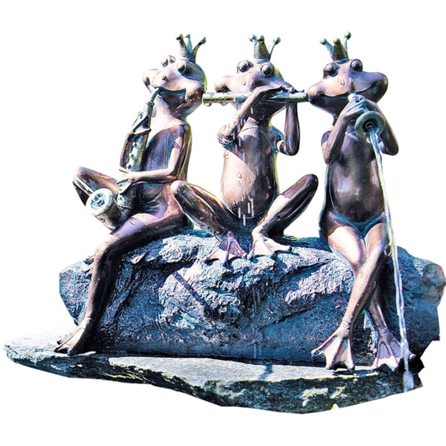 Heissner Frog Concert Water Spitter - Size: 39 x 16 x 30cm - Black - Wilko - image 1