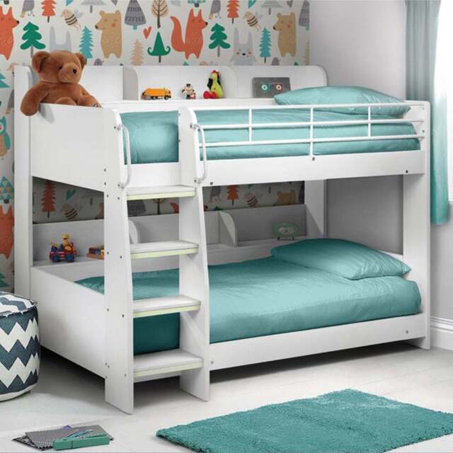 Julian Bowen Domino White Bunk Bed - Size: Single - Wilko - image 1