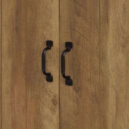 GFW Boston 2 Door Knotty Oak Wardrobe - Brown - Wilko - thumbnail 7