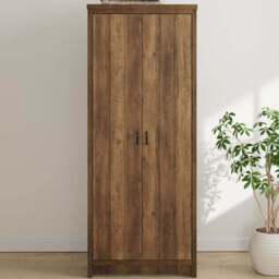 GFW Boston 2 Door Knotty Oak Wardrobe - Brown - Wilko